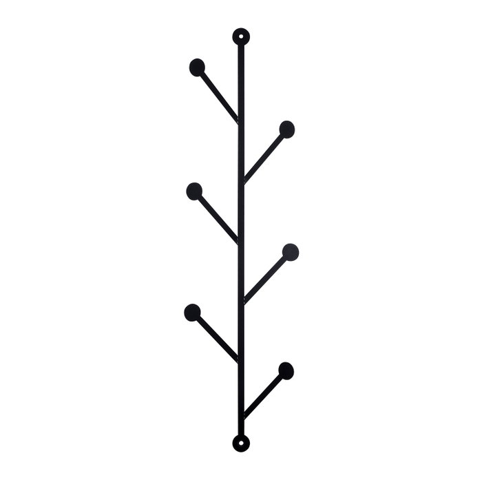 Wallity Rod 2 Gancho de Pared de Metal Negro Wallity Rod 2 Gancho de Pared de Metal Negro